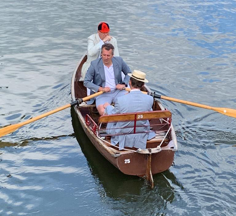 Three Men in a Boat Fundraising for Shipston Home Nursing