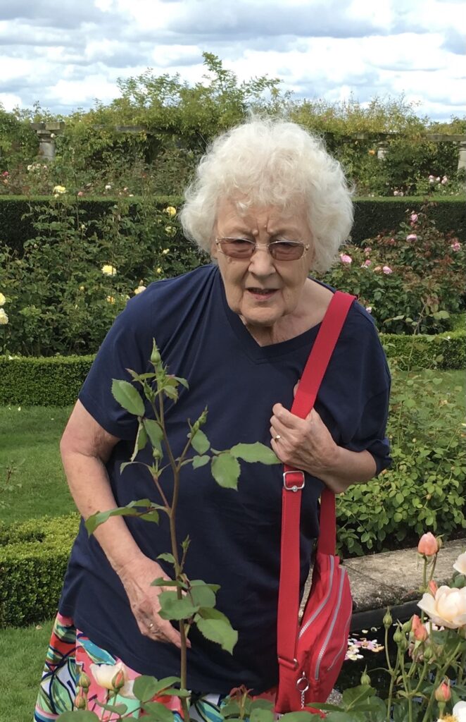 Jenn gardening