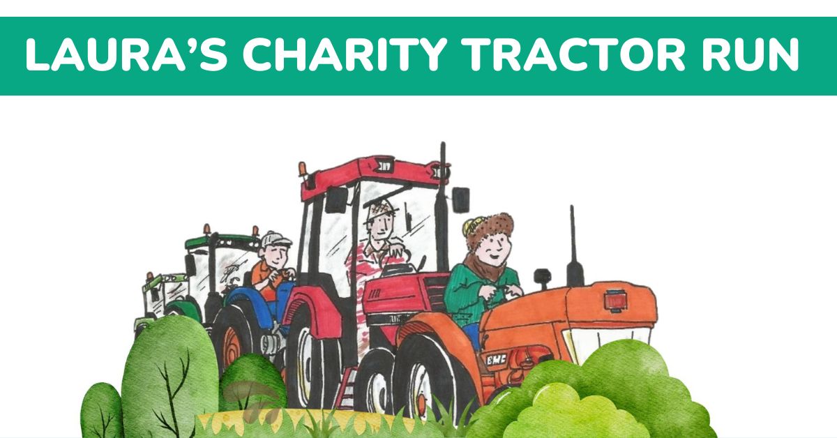 Laura's charity tractor run
